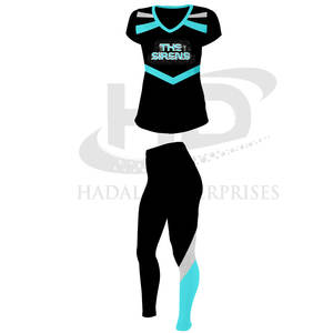 Uniforme de pom-pom girl léger de couleur unie uniforme de pom-pom girl de qualité supérieure sur mesure - Product Image 5