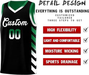 Ensembles de maillots de basket-ball réversibles personnalisés pour hommes, femmes et jeunes, chemise de sport personnalisée avec nom d'équipe, numéro et logo imprimés - Product Image 4