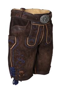 Mejor calidad alemán Trachten Bavarian Lederhosen Oktoberfest Kurz Goat Suede Lederhose 2025 - Product Image 5