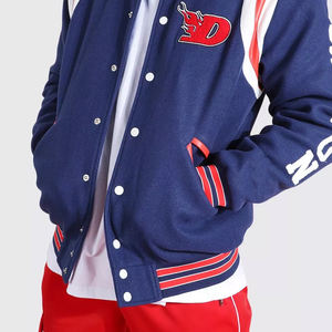 2025 professionnel hommes High Street Varsity veste haute qualité Chenille patchs mince lumière col montant pour l'hiver Offre Spéciale maintenant - Product Image 2