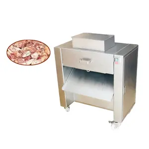 Automatic Commercial FC-300 Electric Poultry Meat Bone Cutter Dicing Machine Meat Cutting Machine Meat Slicing Machine