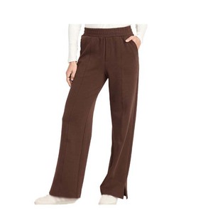 Style personnalisé Mode Femmes Pantalons Pantalons Automne Printemps Casual Loose Fit Jogger Pantalons Pantalons 100% Coton Couleur Unie - Product Image 4