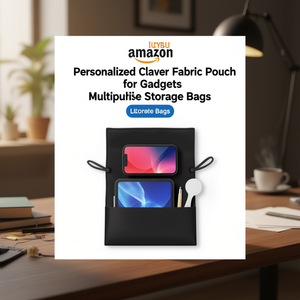 Astuccio in Tessuto Personalizzato per Gadget, Borse Multiuso per la Conservazione - Product Image 3