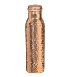 Newts Design Flower Printed Metal Copper Bottle Made in India for Office <b>Use</b> and Ayurvedic Health Benefits <b>Christmas</b> <b>Gifts</b> - Product Image 3