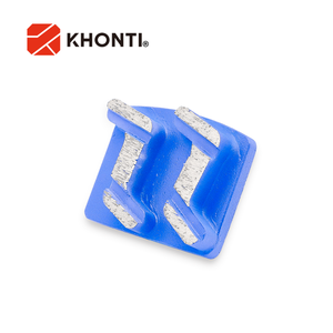 Square-Shaped Metal Bond Diamante Grinding Disc OEM customizáveis S-Shape segmentos para piso concreto sapatos abrasivos - Product Image 4