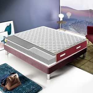 Materasso Ortopedico 100% Made in Italy con 800 Molle Insacchettate, Altezza 21 cm, Durezza H3, 6 cm Memory Foam, Non Deformabile - Product Image 1