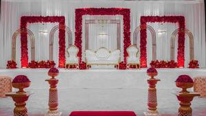 Escenario de Boda Estilo Ventana Americana, Personalizado al Estilo Indio para la Noche de Sangeet, Desmontable, Ligero, de Fibra de Vidrio - Product Image 5