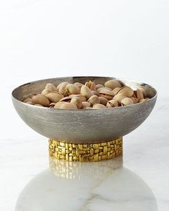 Tazón de servir hecho a mano de aluminio para la mesa de comedor de la cocina, para servir comida y presentar ensaladas - Product Image 3