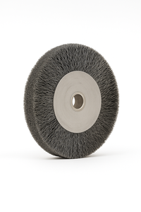 Brosse à roue en fil d'acier de 7 pouces (175 mm) pour le nettoyage industriel et la préparation des surfaces, haute densité |   OEM personnalisable - Product Image 3
