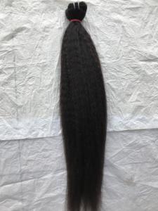 Meilleure Qualité Indien Temple Vierge Vison 20 \ "Crépus Cheveux Raides Bundle Extension En Gros Du Top Fournisseur Indien Donneur Unique - Product Image 4