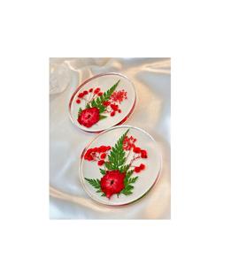 Posavasos de Resina con Flores Secas Integradas, 5 mm de Grosor, Resistente al Calor y Duradero para un Estilo Interior Moderno - Product Image 2