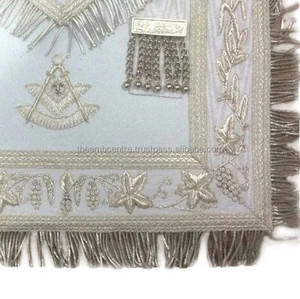 Tabliers de cérémonie maçonniques de haute qualité, écharpes et colliers brodés sur mesure, accessoires cérémoniels durables – Fabricant - Product Image 4