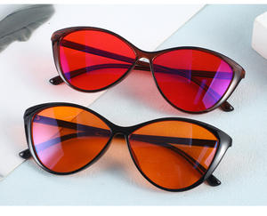 ブルーライトブロッカー眼鏡オレンジブルーライトブロッキングメガネレッドレンズ読書眼鏡アンチブルーライトフィルターOEM眼鏡 - Product Image 2