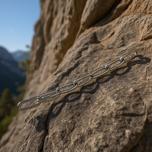 Cadena de Acero Redonda DIN 5685 para Escalada, Espesor Nominal de 4.0 mm, C 40, 30 m/Unidad - Product Image 3