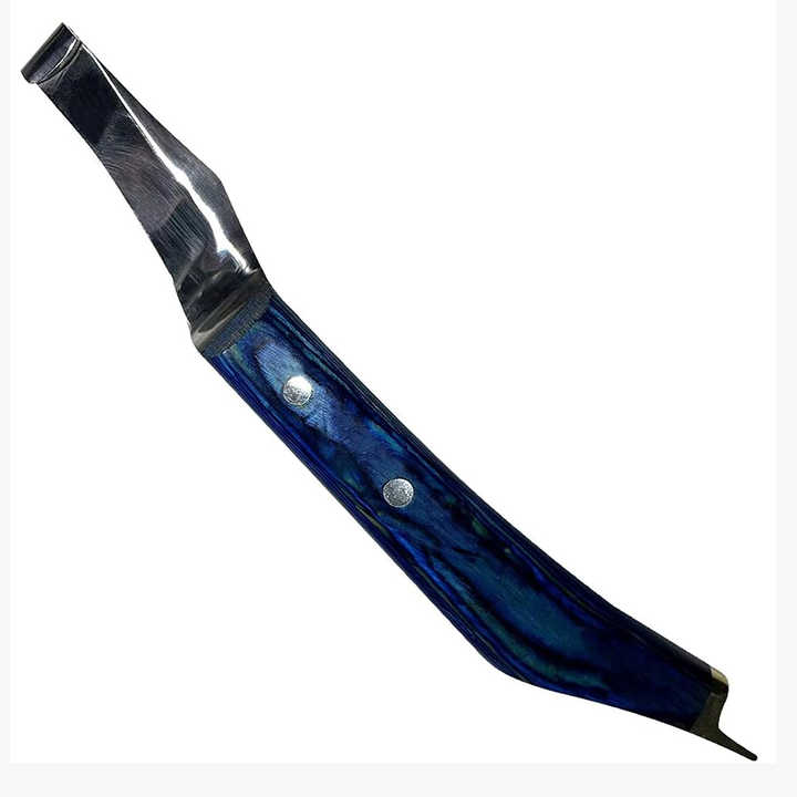 Horse Hoof Knife Drop Blade With Brass Single Edged Wooden Handle Veterinary Horse Cattle Neat Foot Hoof Trimming Tools