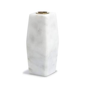 Solid Marble Base with Metal Top Christmas Decorative Pillar <b>Candlestick</b> <b>Holder</b> - Product Image 5