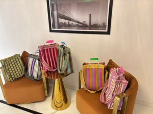 Indian Recycled <b>Nylon</b> Woven Shopping <b>Bags</b> Sustainable Reusable Zipper Top Customized Color Bulk Supply - Product Image 6