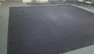 ที่ครอบวงแหวนมวยแบบด้านทำจากยางผ้าใบอุปกรณ์เสริมสำหรับชกมวยแหวนมวย - Product Image 2