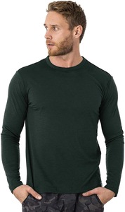 100% Merino Wool T Shirt Men Merino Wool <b>Thermal</b> <b>Underwear</b> Wicking Breathable - Product Image 4