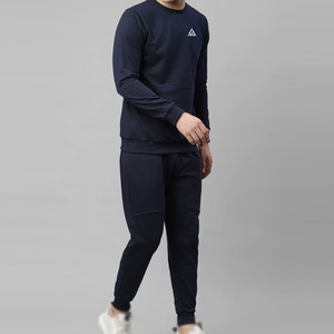 OEM personnalisé survêtement respirant à séchage rapide pour hommes le plus vendu ensemble d'hiver à motif solide écologique vente directe au meilleur prix! - Product Image 2