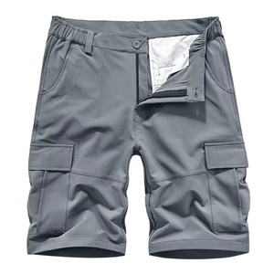 Short cargo d'été en coton personnalisé Short cargo pour homme Streetwear décontracté avec poche grande taille Short long pour homme pour garçon - Product Image 1