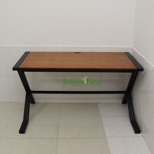 SB010b Japanese-Style <b>Simple</b> Bamboo and Wood Computer <b>Desk</b> with Legs 120x60x75 (cm) - Product Image 2
