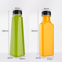 330ml 400ml PET Bouteilles de boisson en plastique transparent avec bouchon à vis Emballage personnalisé pour lait thé jus eau Pavico Vietnam