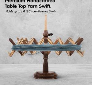 Fil de table en bois à main Swift-Accessoires d'artisanat de crochet et de tricot en bois | Meilleur cadeau des fournitures d'artisanat - Product Image 2