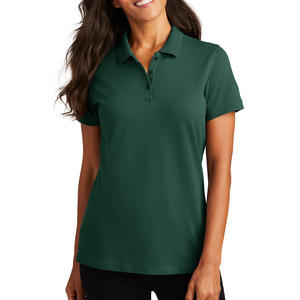 Polo ligero de lino con mangas con botones y ajuste relajado para mujer, perfecto para clima cálido, mercados, cafés - Product Image 5
