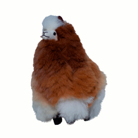 VICUNA HANDRICRAFT Muñeco de Peluche Corto Unisex de 6.5CM con Relleno de Algodón PP 100% Peruano