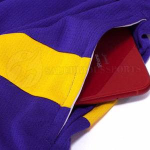 Uniforme de basket-ball personnalisé respirant antibactérien à séchage rapide jaune violet Design Plus Size Option Logo personnalisé-Vente en gros - Product Image 4