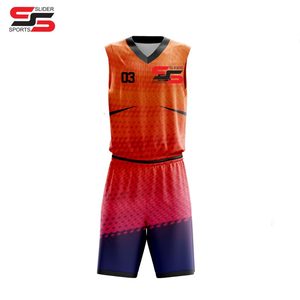 Dernier modèle de maillot de basket-ball Vêtements de sport d'équipe personnalisés Uniforme de basket-ball à sublimation Vêtements de sport - Product Image 6