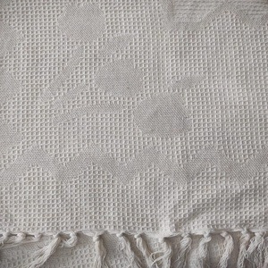 Couverture en coton de luxe moderne Textiles de maison doux et confortables Matériau écologique chaud et durable avec motif de texture - Product Image 3