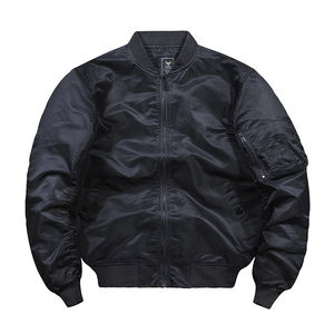 Blouson bomber pour homme, résistant, de style urbain, avec col montant, doublure épaisse, tissu durable, conçu pour les conditions météorologiques froides, utilisation en extérieur - Product Image 6