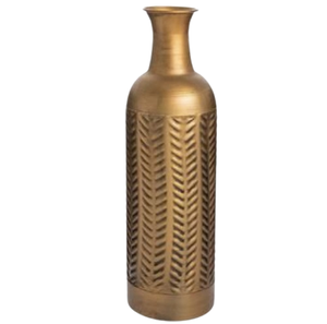 Florero de Metal de diseño derretido con acabado dorado de estilo moderno, organizador de bodas y fiestas, accesorios de decoración para el hogar, florero - Product Image 3