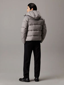 Chaqueta de Invierno Personalizada para Hombre, de Poliéster, con Capucha, Acolchada, Ligera, Cuello Alto, Bolsillos con Calentadores de Manos - Product Image 6