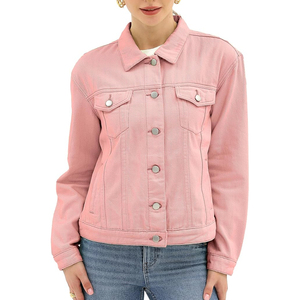 Chaqueta vaquera de manga regular de alta calidad para mujer, chaqueta vaquera para hombre, mujer y Niña - Product Image 5