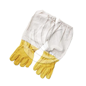 Guantes de apicultura de cuero de cabra de alta calidad a precio competitivo, guantes de apicultura de manga larga, herramientas y equipo para ganado. - Product Image 2