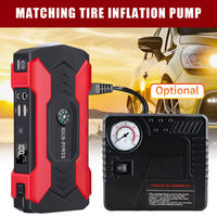 HOULI Vente en gros Démarreur de voiture portable universel 12V 10000mAh 400A 800A avec lumière LED multifonction pour camions et motos