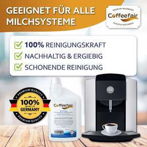Coffeefair 1L Clear Universal Milk System Cleaner <b>Coffee</b> <b>Machine</b> <b>Cleaning</b> <b>Tablets</b> - Product Image 1