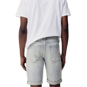 Rhinestone Cargo Shorts Cotton <b>Jeans</b> <b>for</b> <b>Men</b> Custom Factory Wash Canvas Twill Denim Loose <b>Carpenter</b> Cargo Shorts <b>Jeans</b> Custom - Product Image 2