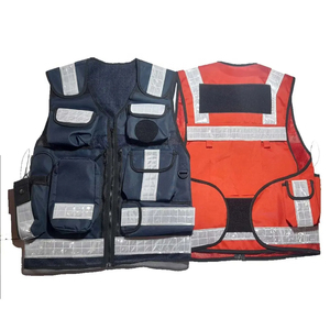 OEM venta al por mayor personalizado diseño de lujo Respuesta de primeros auxilios Hi Vis paramédico ambulancia rescate malla reflectante Chaleco de seguridad médica - Product Image 2
