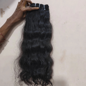 Onda Remy India original Tejido de pelo crudo de la India. 100% tejido de cabello humano Remy DEL SUR DE LA India sin procesar. - Product Image 1
