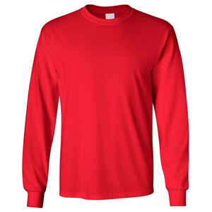 Personnalisé De Luxe Slim Fit Sweat Hommes Lourd 400gsm À Manches Longues Rouge De Couleur Hommes Sweat - Product Image 1