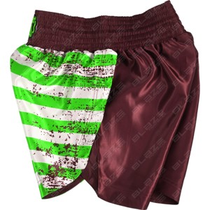 Pantalones cortos de entrenamiento Blaze Fight Wear al por mayor 100% poliéster patrón de tablero transpirable de moda logotipo personalizado medio antiarrugas Muay - Product Image 6