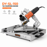 Machine automatique de chanfreinage de carreaux DY-SL-150, cinquième génération, à coupe à sec, module de rainurage et de chanfreinage haute précision, meuleuse d'angle