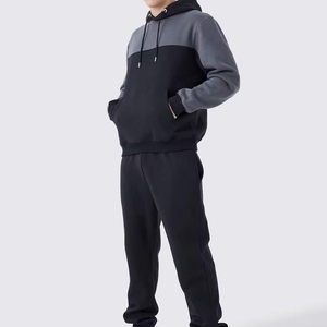 Mens Custom Winter Hooded Solid Jacket Heavy Cotton Tracksuit Casual Streetwear Hoodie <b>Jogger</b> Outfit Premium Quality - Product Image 4