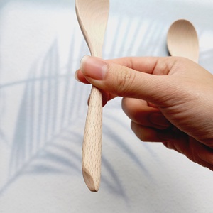 ชุดช้อนซุปทำจากไม้ธรรมชาติเป็นมิตรกับสิ่งแวดล้อม,สำหรับใส่สลัดกาแฟไอศกรีมน้ำผึ้งช้อนไม้จากเวียดนาม - Product Image 6