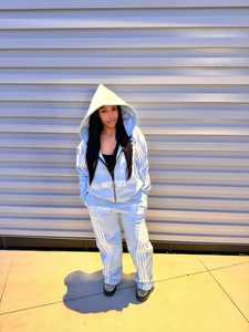 Ensemble de survêtement pour homme, sweat-shirt et pantalon de survêtement délavés à l'acide, jogging et sweat-shirt déchirés - Product Image 4