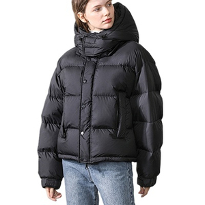 Blouson d'hiver 2025 pour femmes, chaud, mince, fermeture éclair, toile, polyester/coton, respirant - Product Image 4